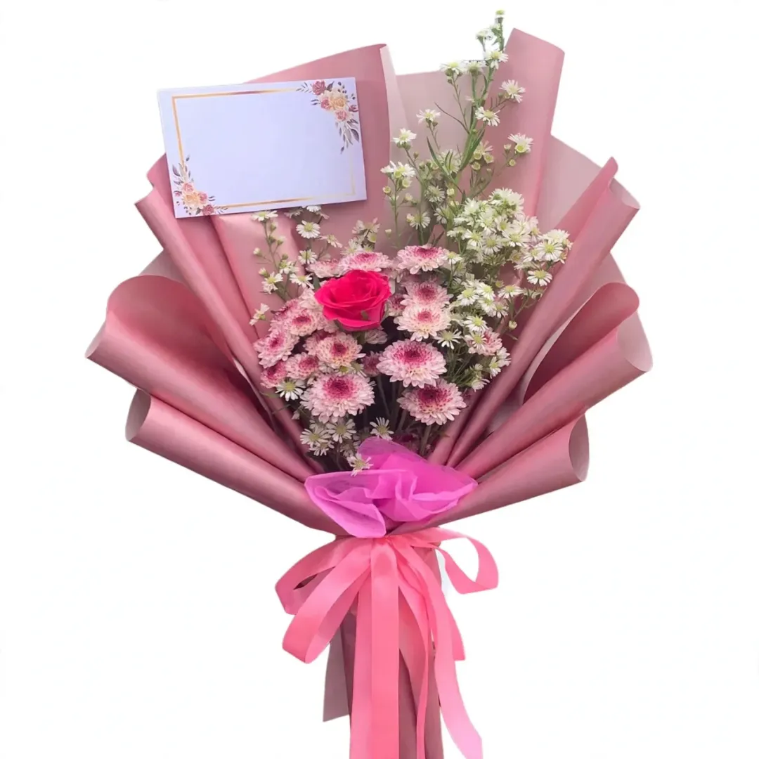 Amora Blush & Singular Rose Bouquet