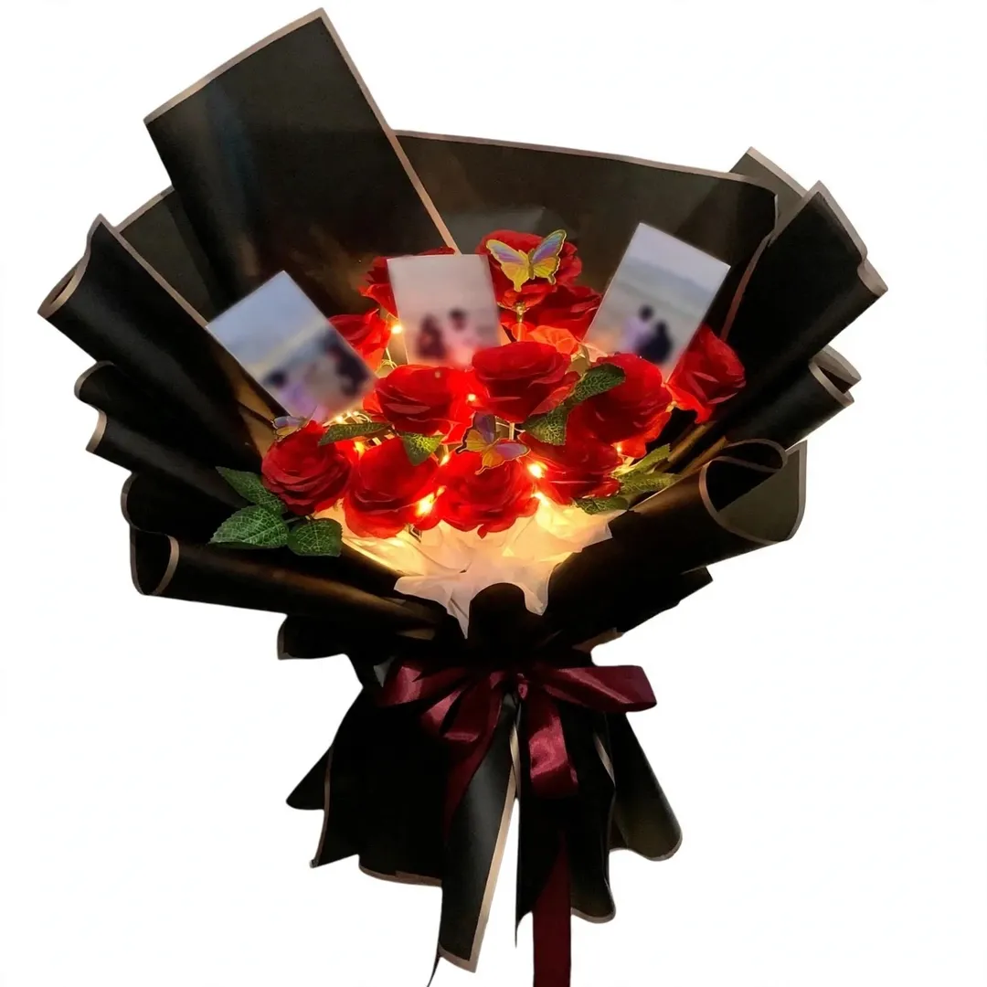 Luminous Love Polaroid LED Bouquet